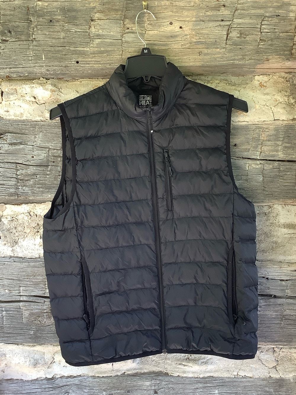 32 Degrees Black Quilted Puffer Vest
